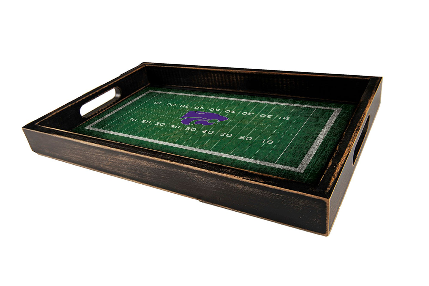 Kansas State Wildcats 9" x 15" Team Field Serving Tray by Fan Creations