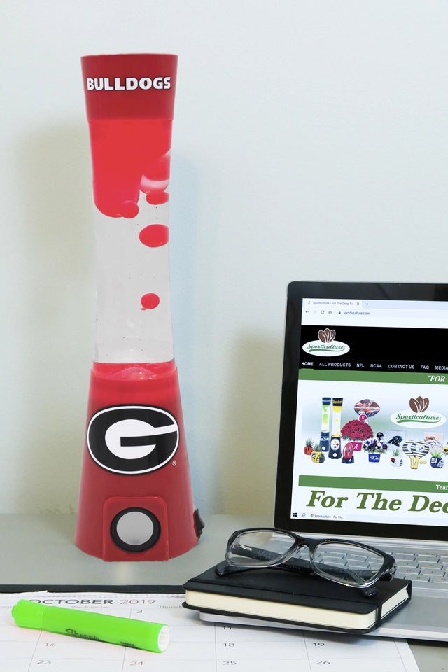 Georgia Bulldogs Magma Lamp - Bluetooth Speaker by Sporticulture