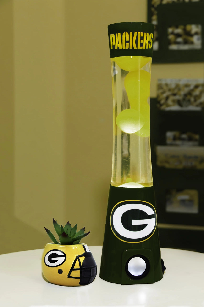 Green Bay Packers Magma Lamp - Bluetooth Speaker by Sporticulture