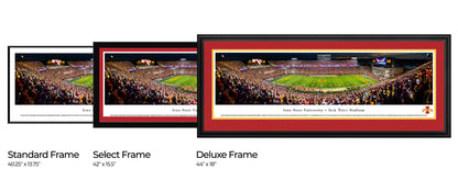 Iowa State Cyclones Football Night Game Panoramic Picture - Jack Trice Stadium by Blakeway Panoramas