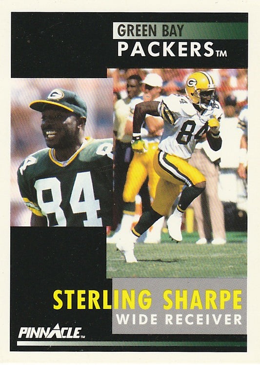 1991 Pinnacle #11 Sterling Sharpe  - Football Card