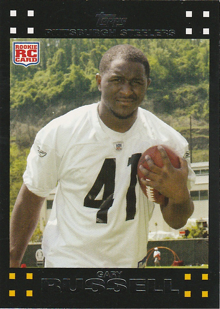 2007 Topps #316 Gary Russell Rookie Football Card