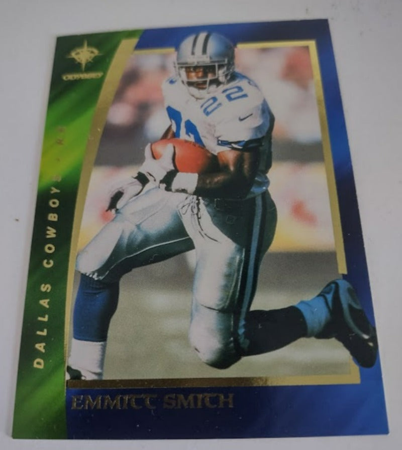 2000 Collectors Edge Odyssey Collection football card of Emmitt Smith in NM-MT condition