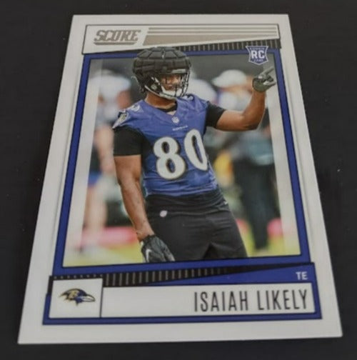 2022 Score #372 Isaiah Likely RC - Football Card - NM-MT