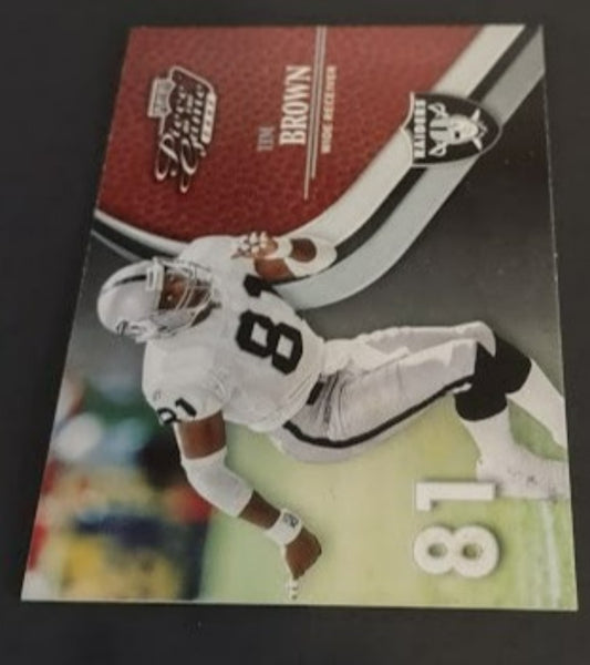 2002 Playoff Piece of the Game #67 Tim Brown - Football Card
