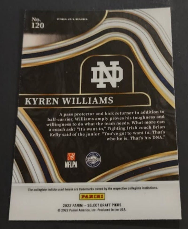 2022 Select Draft Picks Blue #120 Kyren Williams - Football Card NM-MT