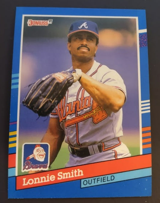 1991 Donruss #364 Lonnie Smith - Baseball Card NM-Mt
