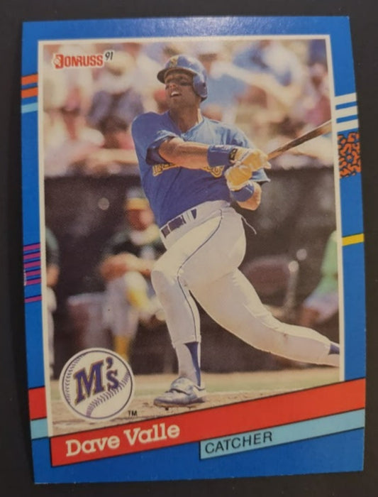 1991 Donruss #366 Dave Valle - Baseball Card NM-MT