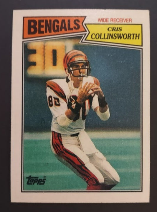 1987 Topps #188 Cris Collinsworth - Bengals - Football Card