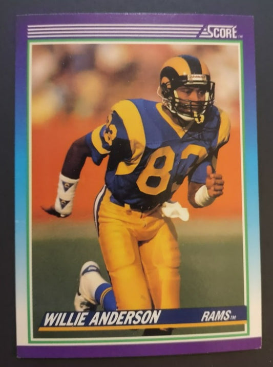 1990 Score #125 Willie Flipper Anderson - Football Card NM-MT