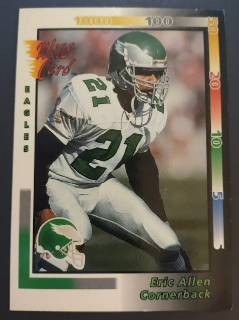 1992 Wild Card #17 Eric Allen - Football Card EX-NM