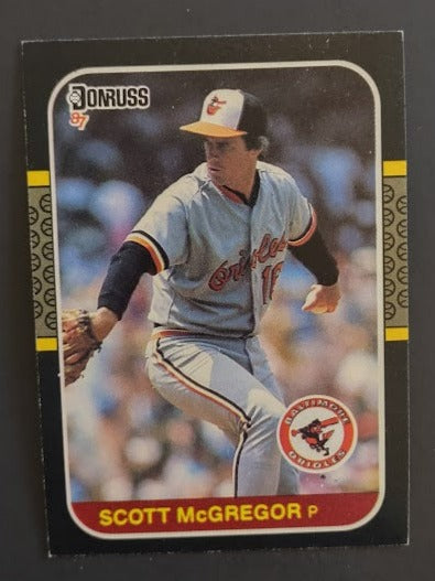 1987 Donruss #520 Scott McGregor - Baseball Card NM-MT