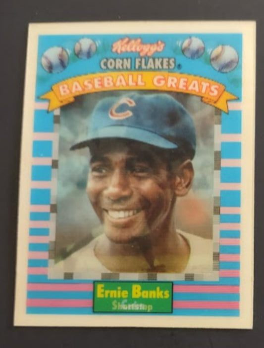 1991 Kellogg's 3D #4 Ernie Banks - Baseball Card NM-MT