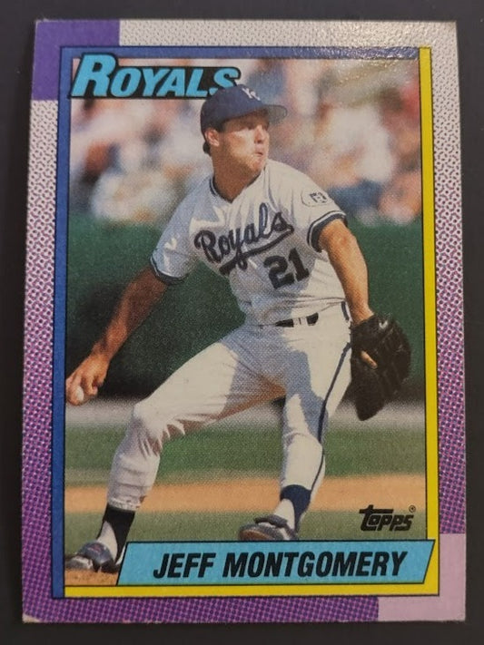 1990 Topps #638 Jeff Montgomery - Baseball Card Ex-MT