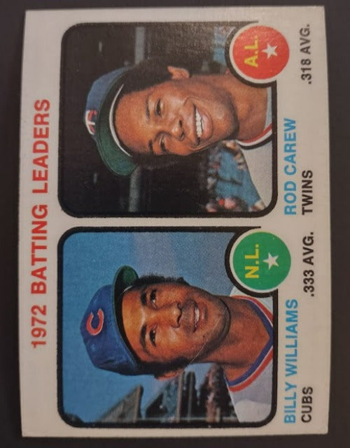 1973 Topps #61 Batting Leaders/Billy Williams/Rod Carew -Baseball Card EX-MT