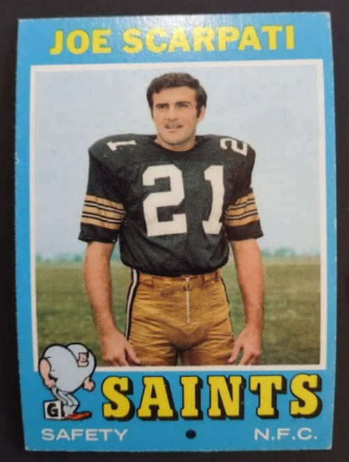 1971 Topps #173 Joe Scarpati - Vintage Football Card {EX-MT}