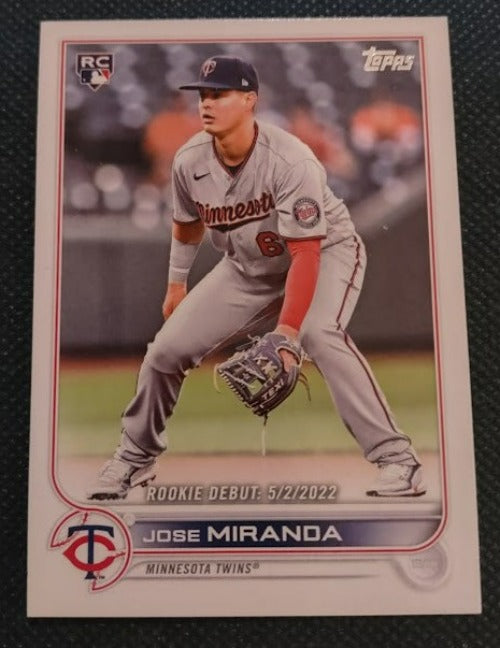 2022 Topps Update #US5 Jose Miranda RC - Baseball Card NM-MT