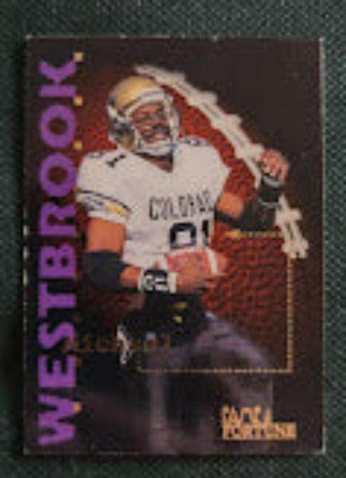 1995 Fame and Fortune #93 Michael Westbrook - Football Card {EX}