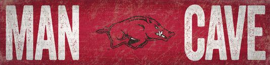 Arkansas Razorbacks Man Cave Sign by Fan Creations