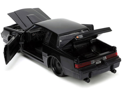 1987 Buick Grand National Black Metallic "Blackbird" "Bigtime Muscle" Series 1/24 Diecast Model Car by Jada