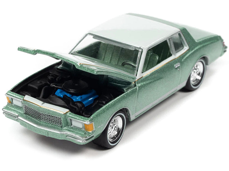 1979 Chevrolet Monte Carlo Firemist Green Metallic and Pastel Green "Muscle Cars U.S.A" Series Limited Edition 1/64 Diecast Car by Johnny Lightning