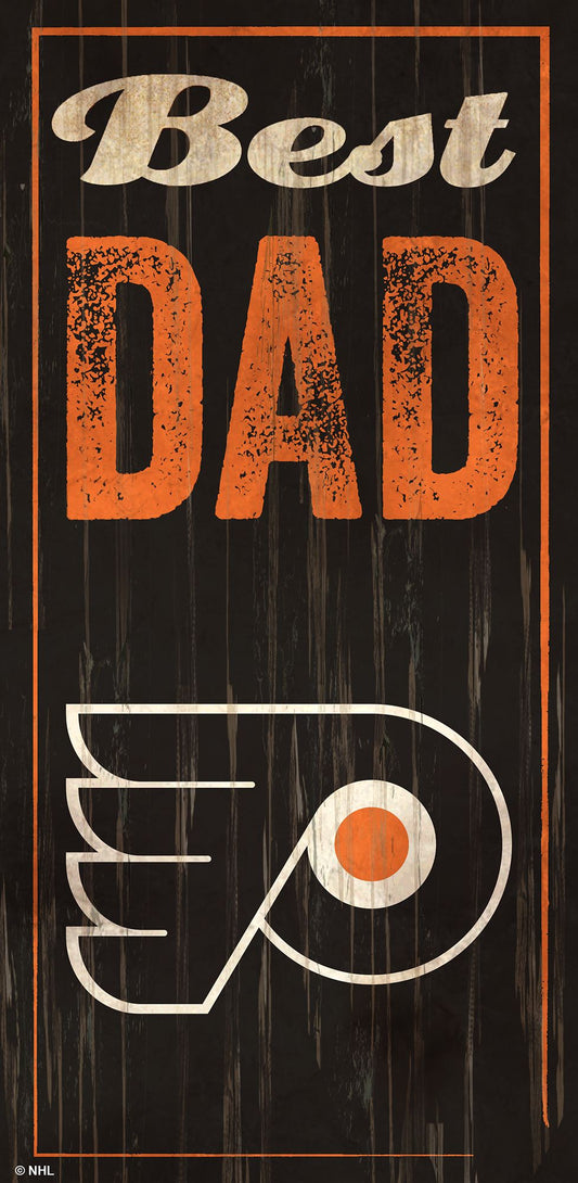 Philadelphia Flyers Best Dad Sign by Fan Creations