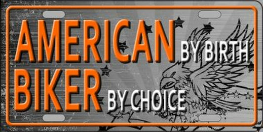 American Biker Novelty License Plate Tag LP-11673