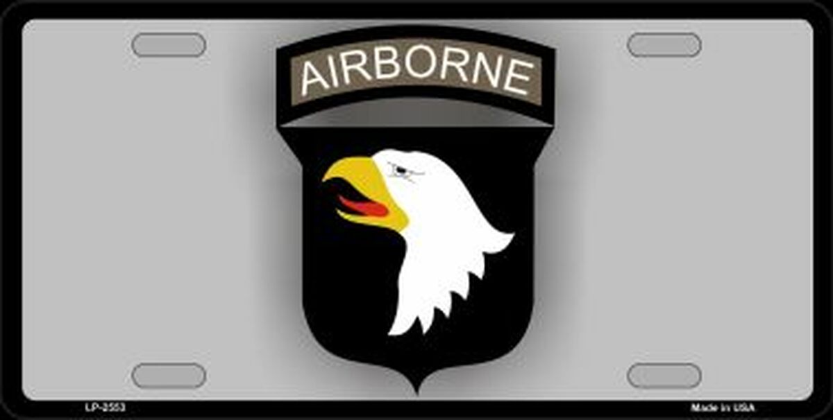 Airborne Eagle Novelty Metal License Plate Tag LP-2553
