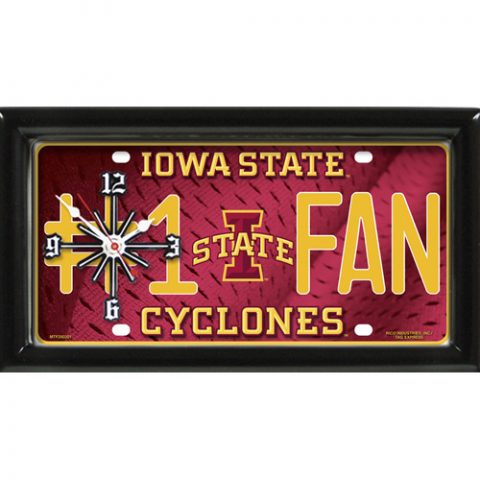 Iowa State Cyclones #1 Fan Wall Clock by GTEI
