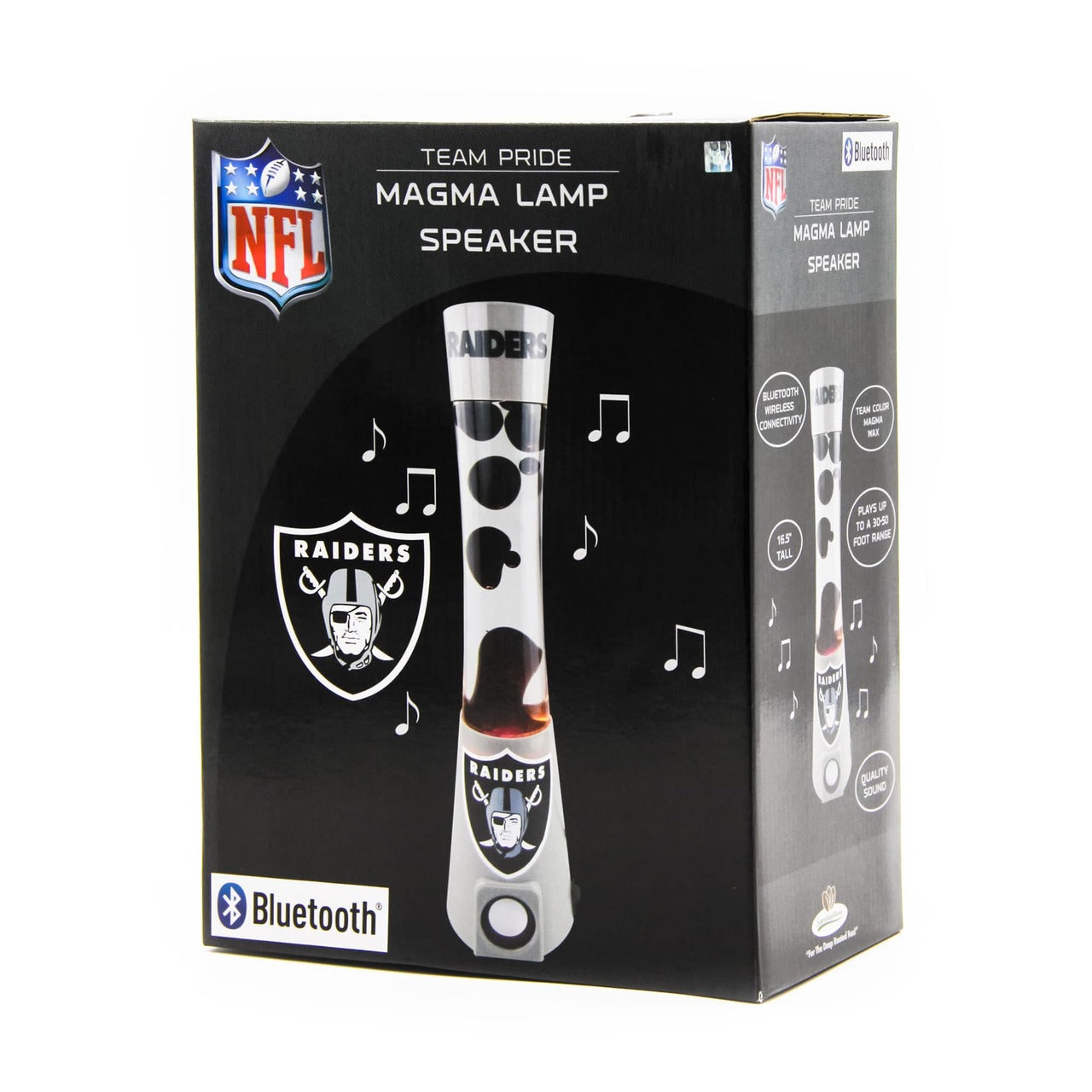 Las Vegas Raiders Magma Lamp - Bluetooth Speaker by Sporticulture