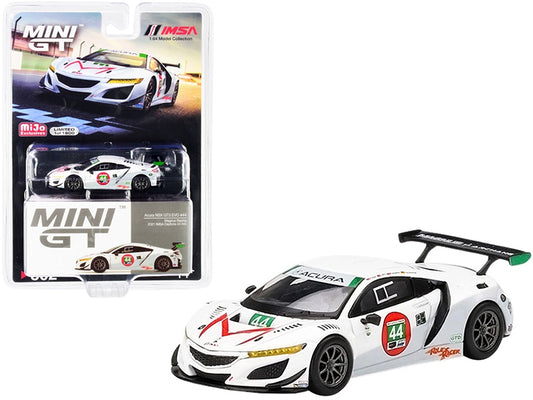 Acura NSX GT3 EVO #44 "Magnus Racing" IMSA Daytona 24H (2021) Limited Edition to 1800 pieces Worldwide 1/64 Diecast Car by True Scale Miniatures