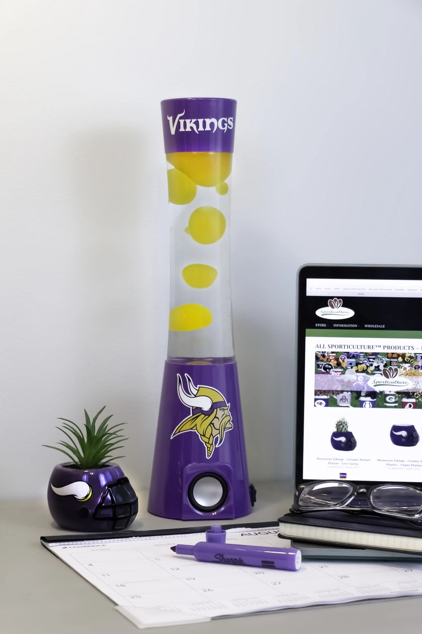 Minnesota Vikings Magma Lamp - Bluetooth Speaker by Sporticulture
