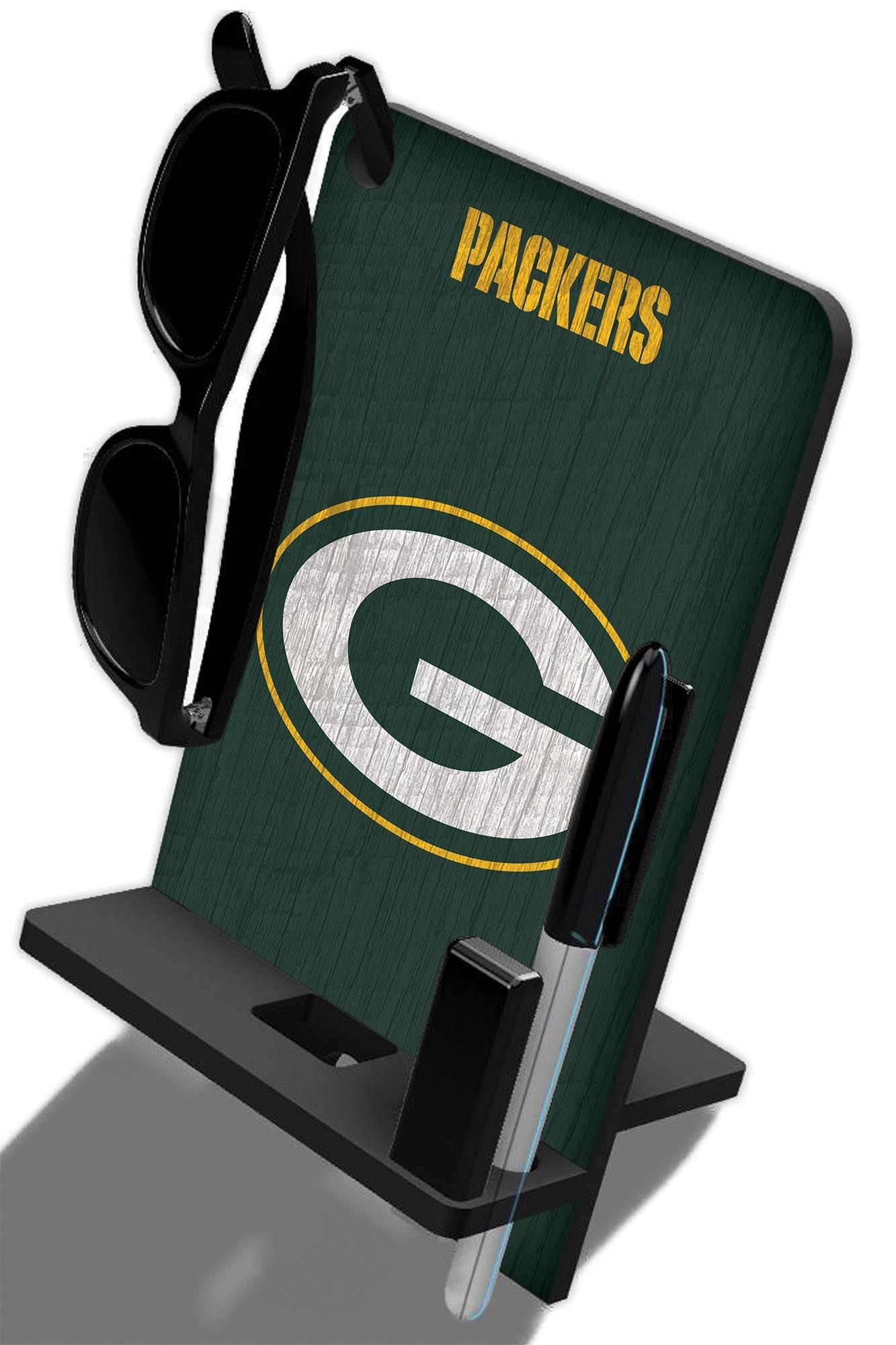 Green Bay Packers 4-in-1 Desktop Phone Stand by Fan Creations