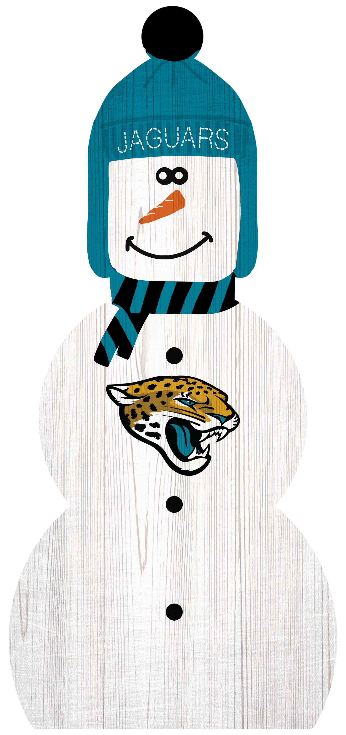 Jacksonville Jaguars 31" Snowman Leaner by Fan Creations