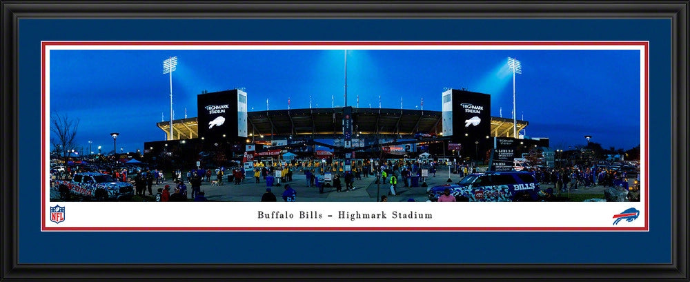 Buffalo Bills Highmark Stadium Fan Cave Decor -NFL Panoramic Picture by Blakeway Panoramas