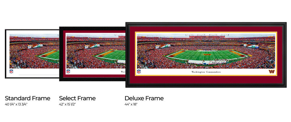 Washington Commanders Panoramic Picture - FedEx Field NFL Fan Cave Decor by Blakeway Panoramas