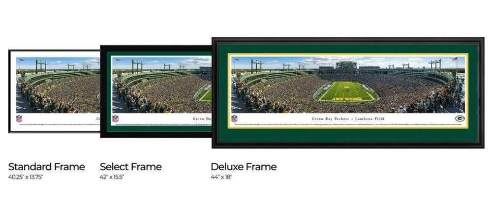 Green Bay Packers Lambeau Field End Zone View Panoramic Picture by Blakeway Panoramas