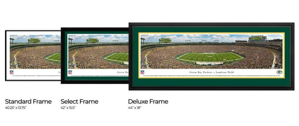 Green Bay Packers Lambeau Field Sideline View Panoramic Picture by Blakeway Panoramas