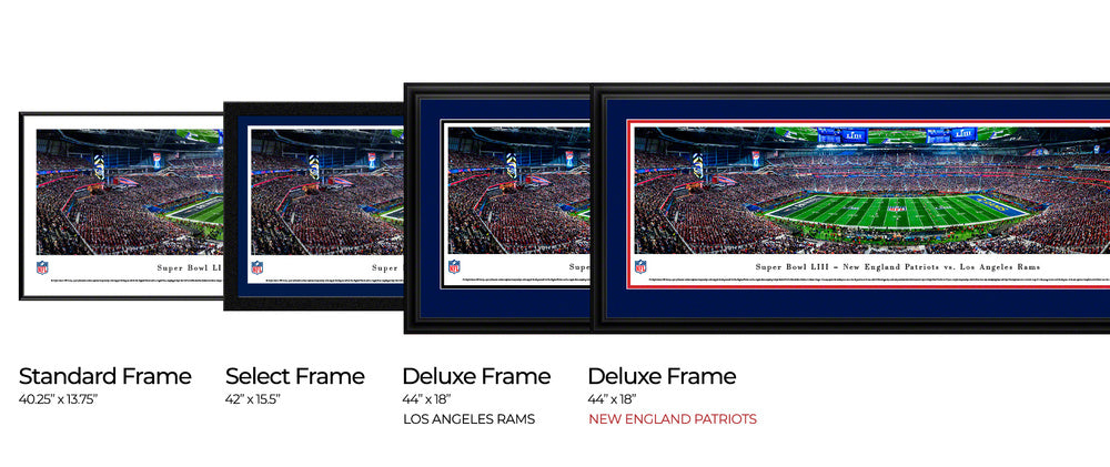 2019 Super Bowl LIII Panoramic Picture - New England Patriots vs. Los Angeles Rams by Blakeway Panoramas