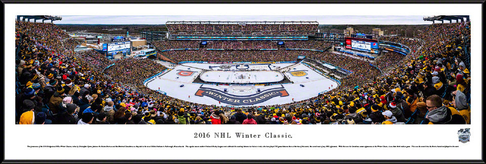 2016 Winter Classic Panoramic Picture - Boston Bruins vs. Montreal Canadiens by Blakeway Panoramas