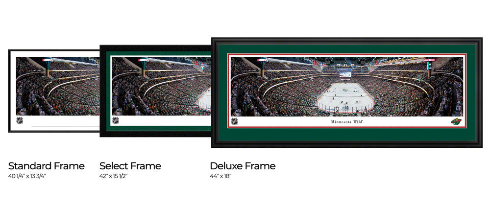 Minnesota Wild Panoramic Picture - Xcel Energy Center NHL Fan Cave Decor by Blakeway Panoramas