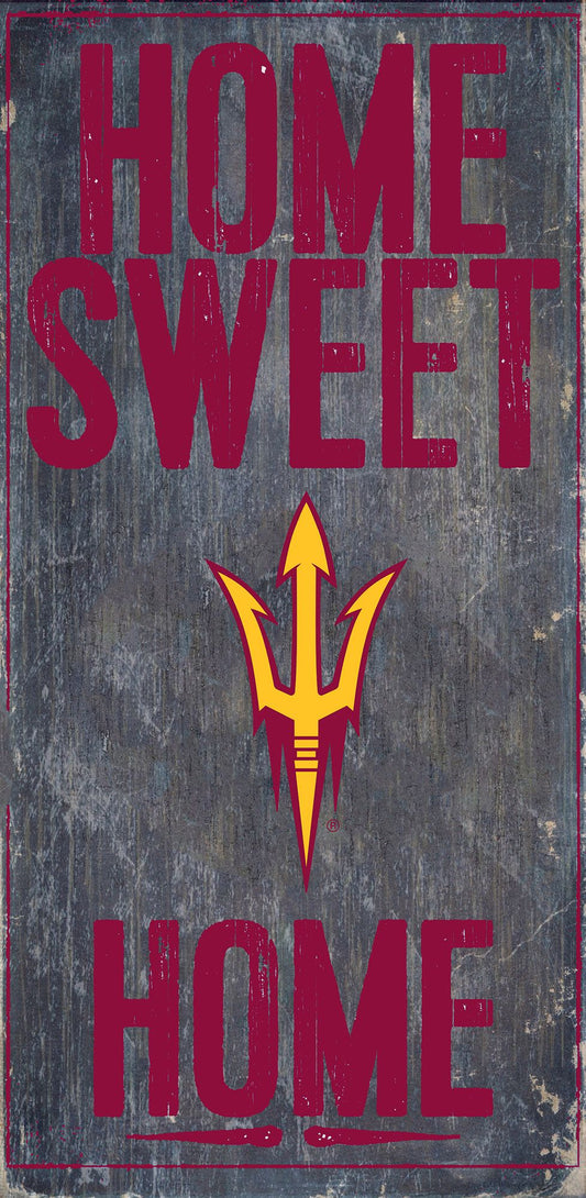 Arizona State Sun Devils Home Sweet Home 6" x 12" Sign by Fan Creations