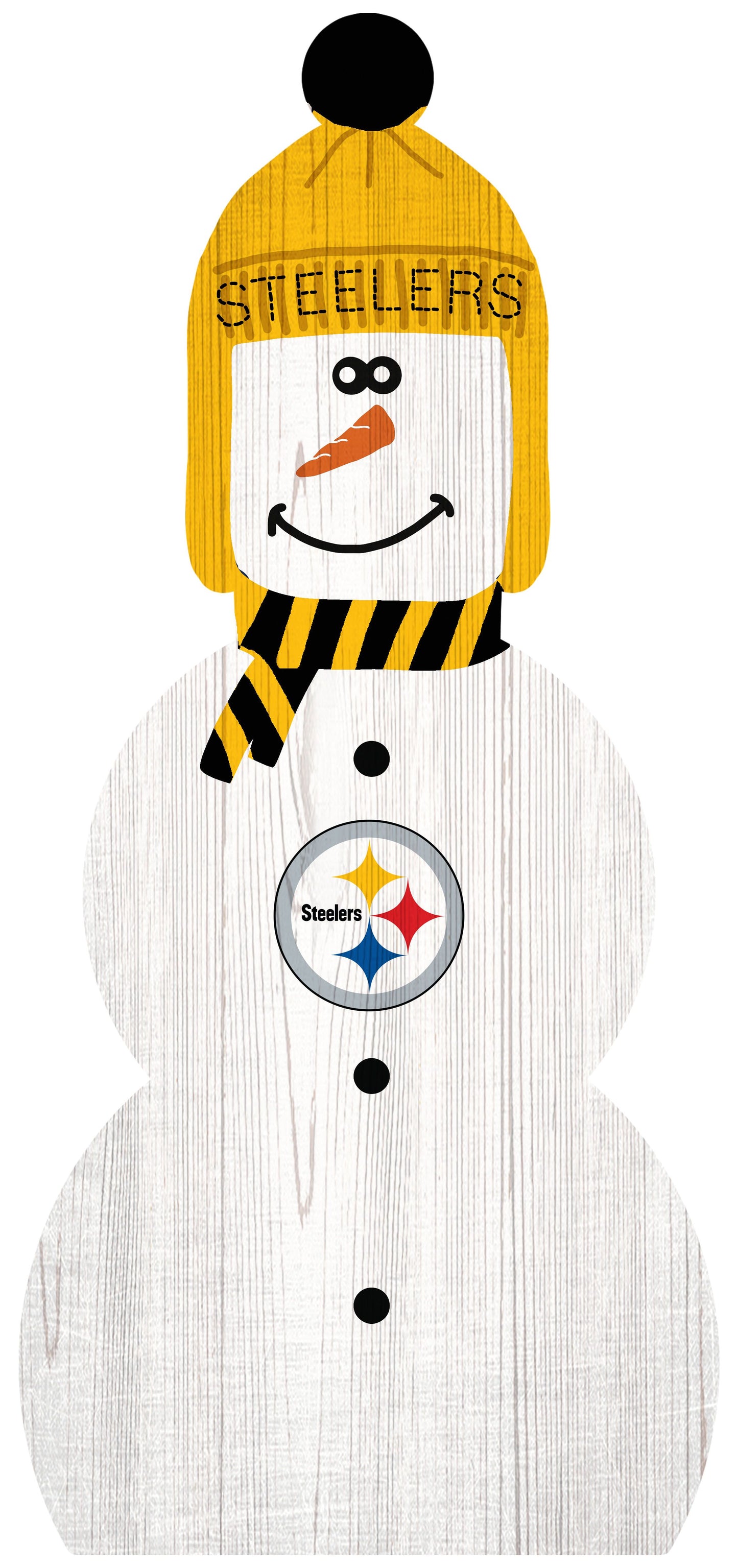 Pittsburgh Steelers 31" Snowman Leaner by Fan Creations
