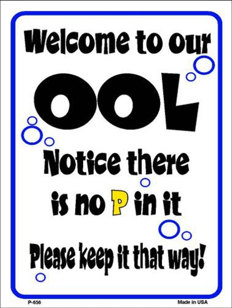 Welcome to Our Patch Sign - 9"x12" Metal - Weather Resistant - Made in USA