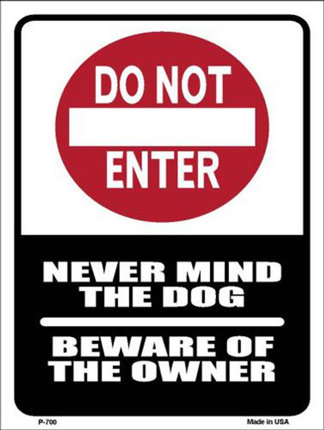 "Do Not Enter" Metal Parking Sign - 9" x 12", Weather Resistant, High-Quality Aluminum, Pre-drilled Holes, Made in USA. Brand New and easy to mount.