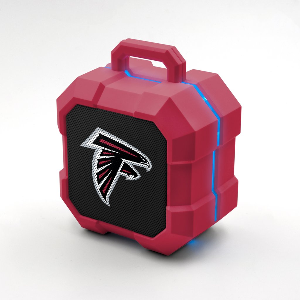Atlanta Falcons Shockbox LED Wireless Bluetooth Speaker by Soar