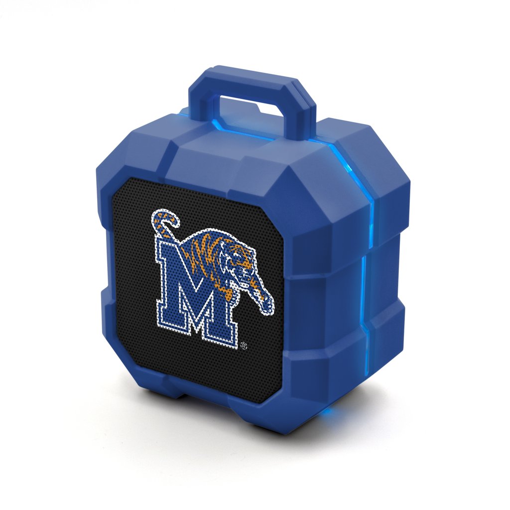 Memphis Tigers Shockbox LED Wireless Bluetooth Speaker by Soar
