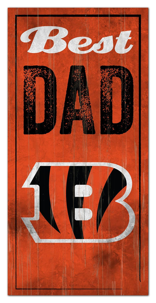 Cincinnati Bengals Best Dad Sign by Fan Creations