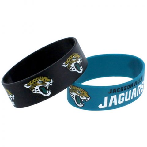 Jacksonville Jaguars Pack of 2 Silicone Bracelet by Aminco