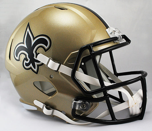 New Orleans Saints Full Size Replica Speed Helmet by Riddell